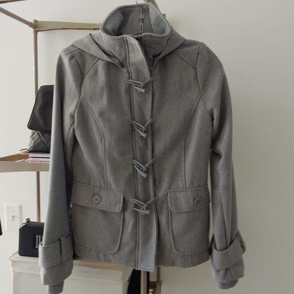 Peacoat with Hood Gray Small